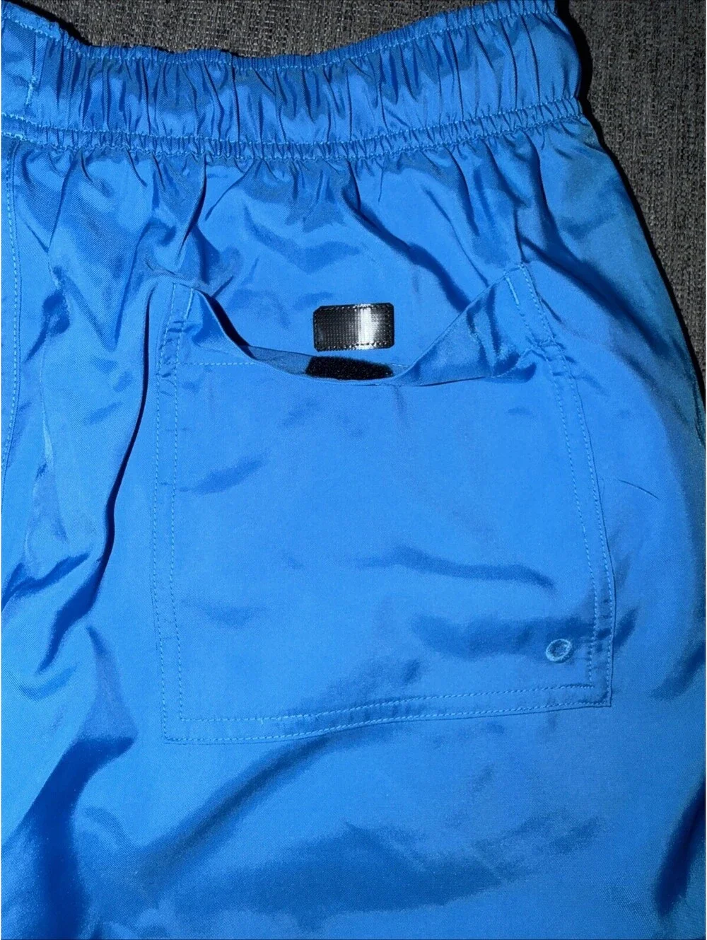Nike Club Flow Men Medium Woven Lined Shorts Lt. Photo Blue/White FN3307-435 New